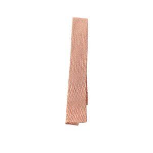 Calvin Klein Mens All Cotton Skinny Textured Tie In Pink